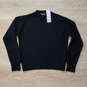 Uniqlo x Comptoir des Cotonniers Lambswool Crew Neck Sweater Size Medium NWT